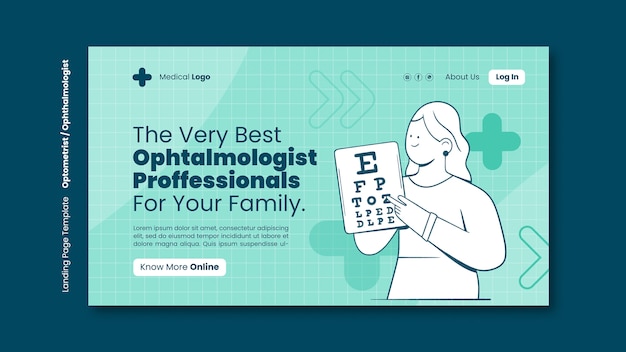 Ophthalmologist template design