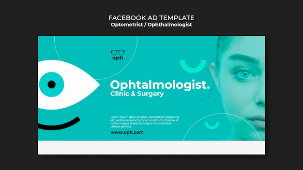 Free PSD optometrist career facebook template