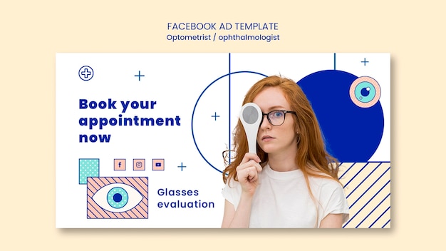 Free PSD optometrist template design