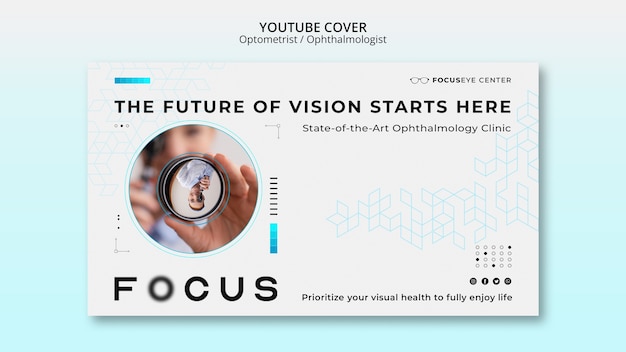 Free PSD optometrist template design