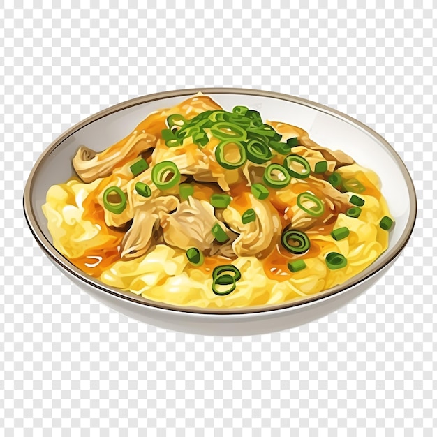 Free PSD oyakodon isolated on transparent background