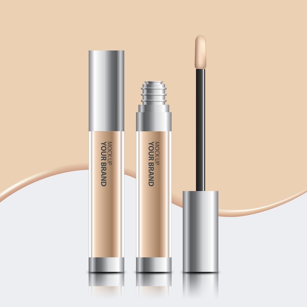 Packaging Cosmetic Concealer Mock Up