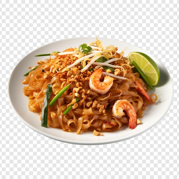 Free PSD pad thai isolated on transparent background