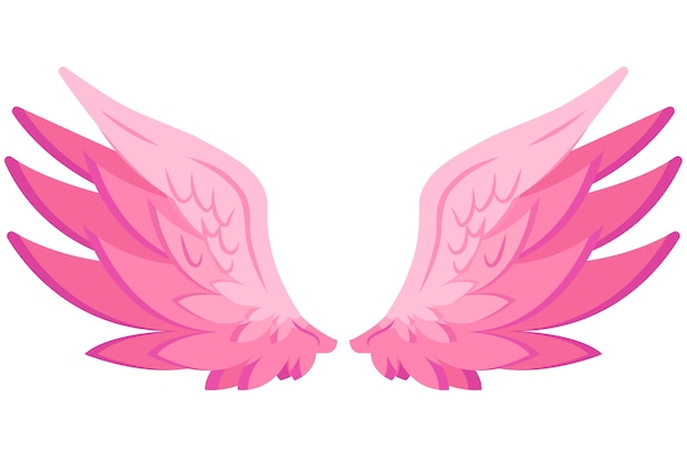 Free PSD pair of wings illustration