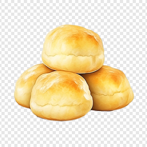 Free PSD pao de queijo isolated on transparent background