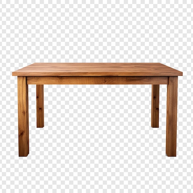 Parsons table isolated on transparent background