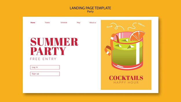 Party  template design