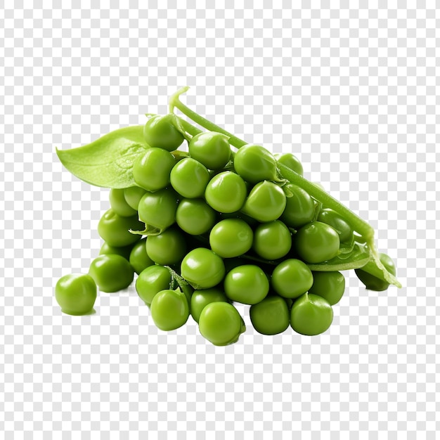 Free PSD peas isolated on transparent background