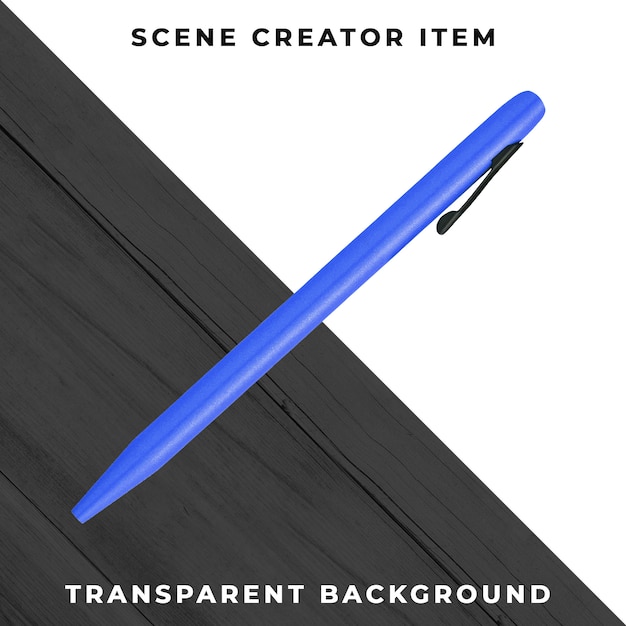 Pencil object transparent PSD