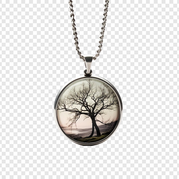 Free PSD pendant jewellery isolated on transparent background