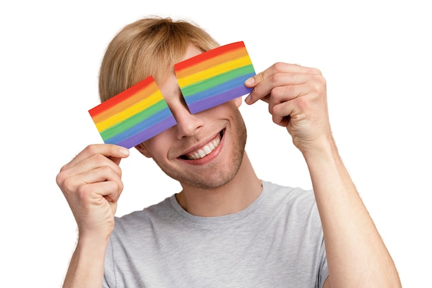 Free PSD person celebrating their sexual orientation