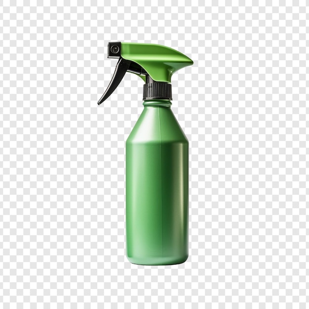 Free PSD pesticide spray bottle isolated on transparent background