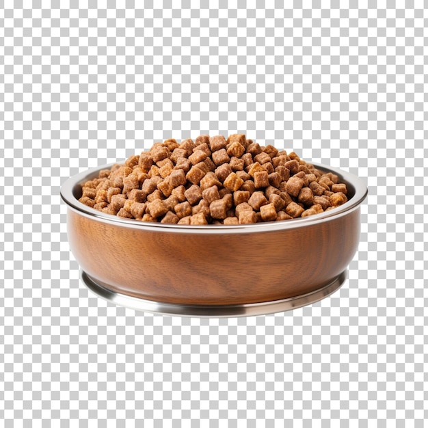 Free PSD pet food bowl isolated on a transparent background