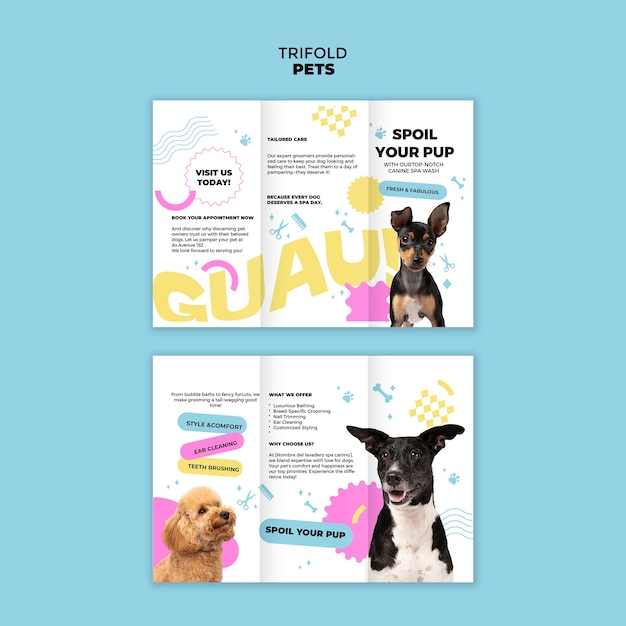 Free PSD pets template design