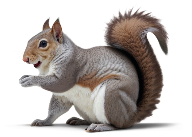 Free PSD photorealistic squirrel