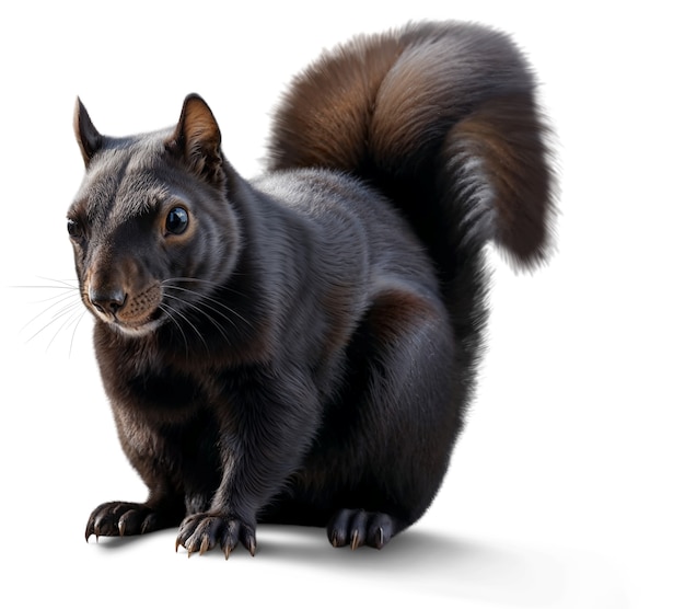 Free PSD photorealistic squirrel