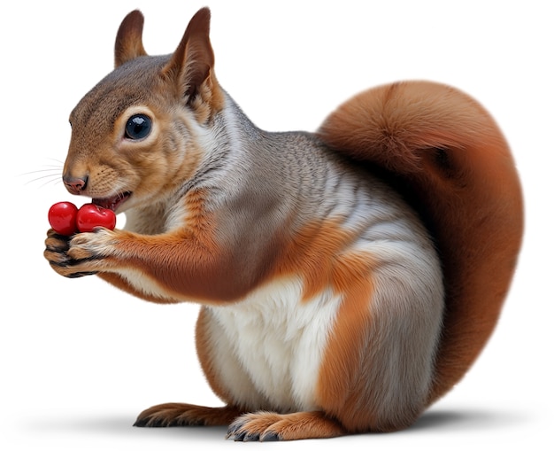 Free PSD photorealistic squirrel