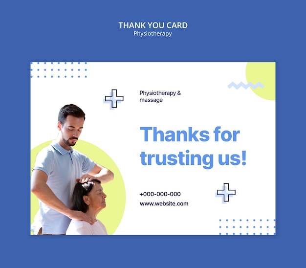 Free PSD physiotherapy template design