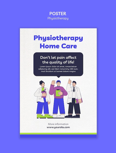 Free PSD physiotherapy treatment template