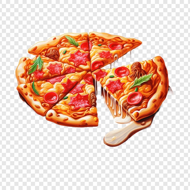 Free PSD pictou county pizza isolated on transparent background