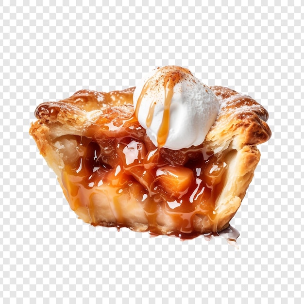 Free PSD pie isolated on transparent background