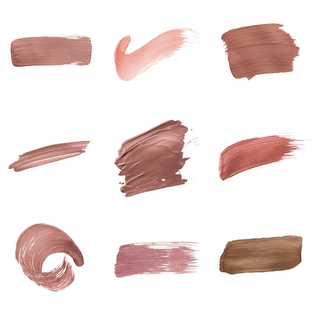 Pink brush stroke background collection