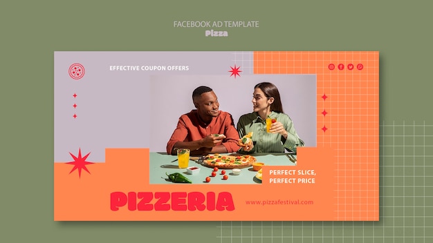 Free PSD pizza restaurant template design