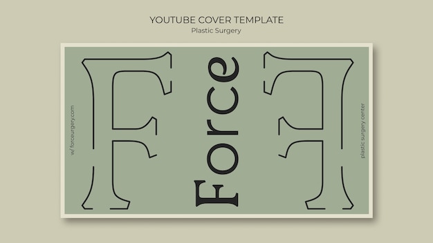 Free PSD plastic surgery youtube cover