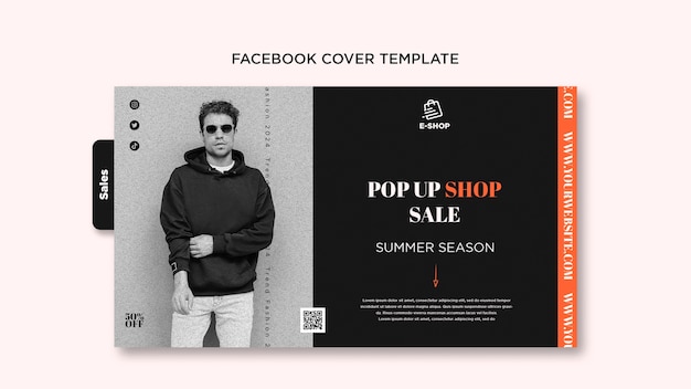 Free PSD pop up shop template design