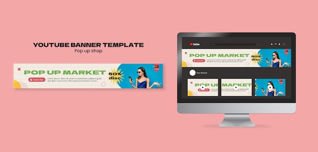 Pop up shop template design