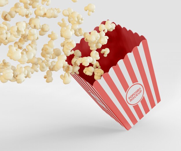 Popcorn Box Mockup