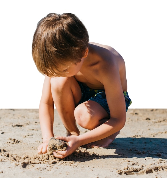 Free PSD portrait of young boy