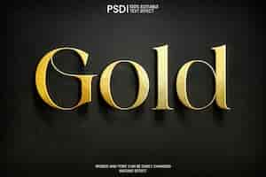 Free PSD a poster for the film called gold