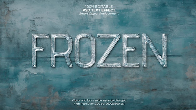 Free PSD a poster for the frozen snowflake