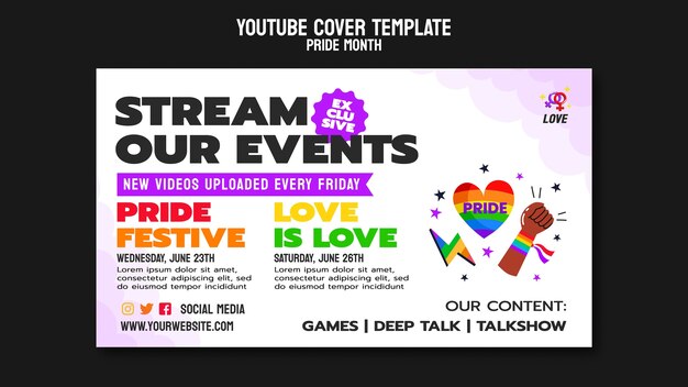 Pride month celebration youtube cover