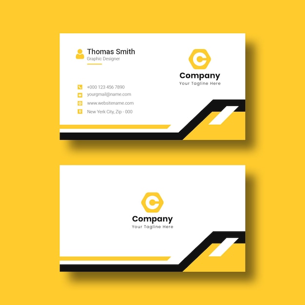 professional corporate business card template