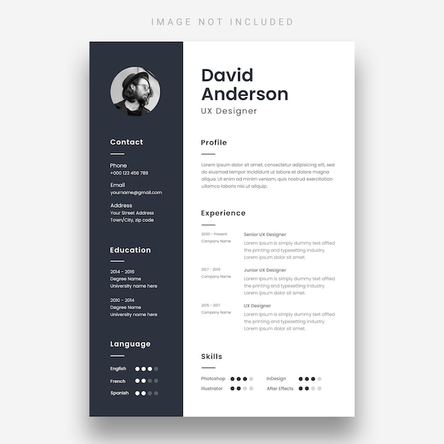 Professional resume template