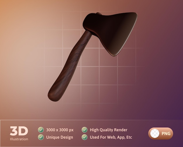 Free PSD project tools 3d illustration ax