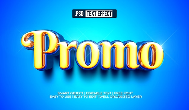 Promo Text Style Effect