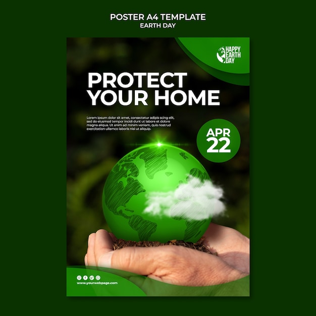 Protect your home poster template