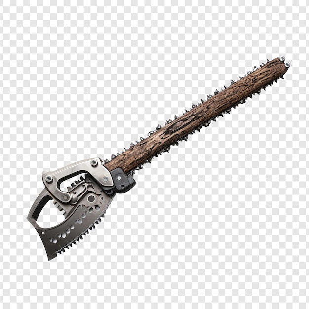 Free PSD pruning saw isolated on transparent background