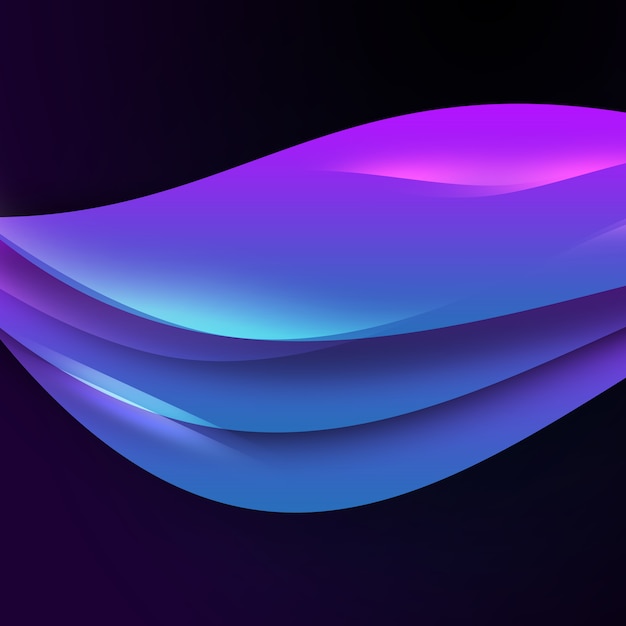 Purple wavy background