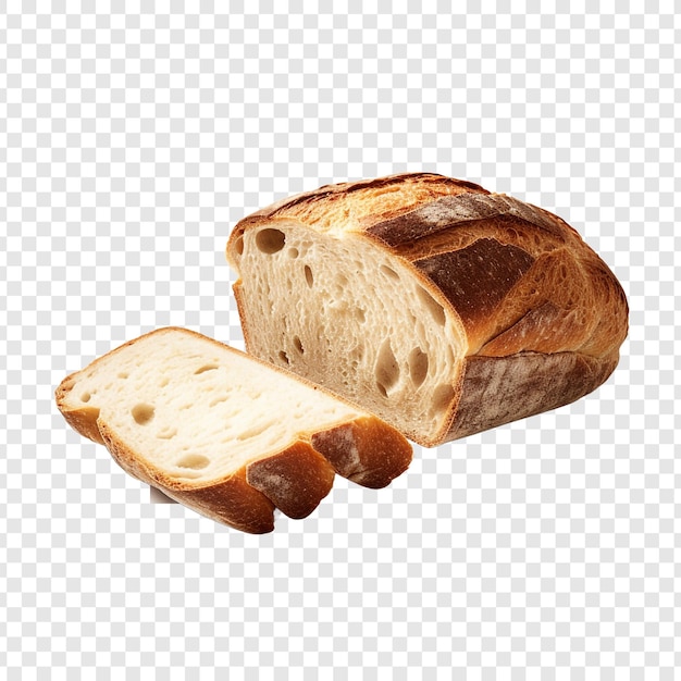 Quick bread isolated on transparent background