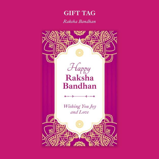 Free PSD raksha bandhan event celebration template