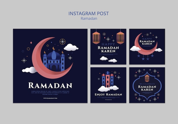 Ramadan celebration  instagram posts