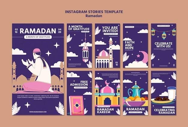 Ramadan celebration  instagram stories