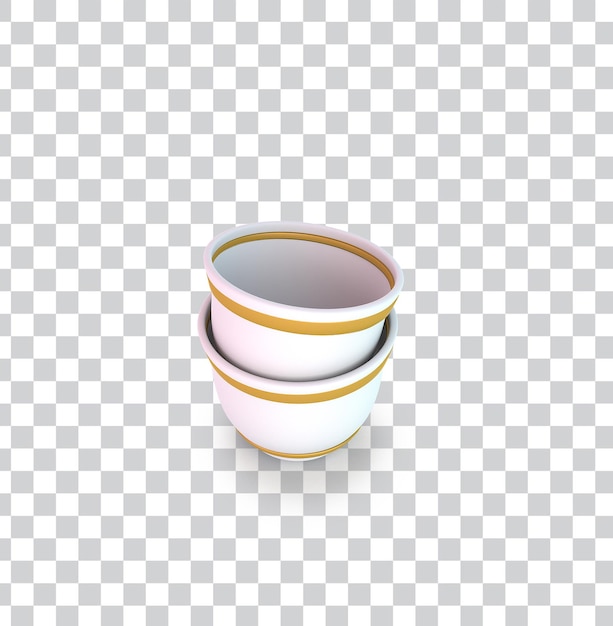 Free PSD ramadan coffee cups