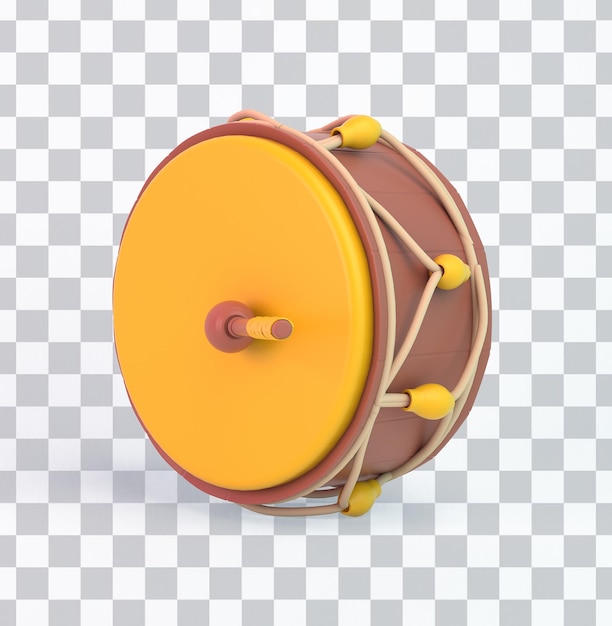 Free PSD ramadan drum from the right side