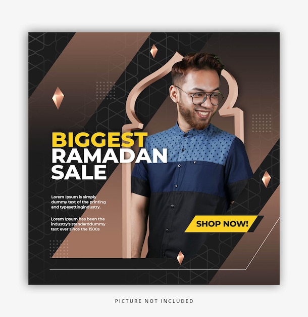 Ramadan Sale, Social Media Post Template