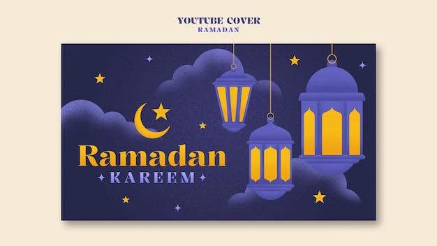 Free PSD ramadan template design